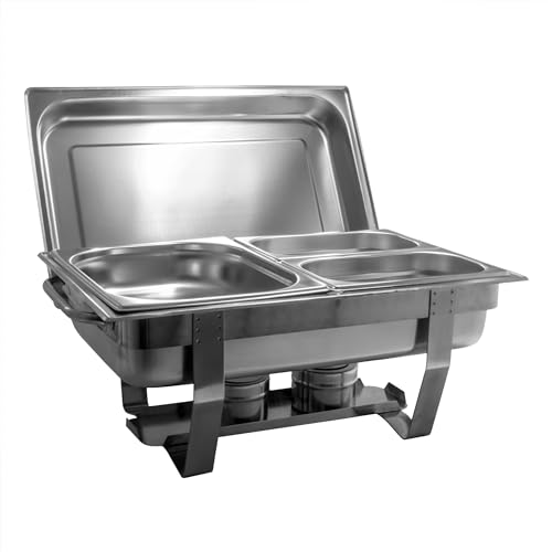 Foto von Chafing Dish Speisenwärmer Warmhaltebehälter GN-Behälter Edelstahl 12 tlg. SET