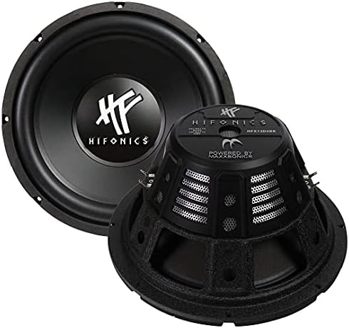 Hifonics HFX12D4 12-Inch 1600 Watt HF Series Dual 4 Ohm Car Subwoofers, Pair of 2