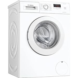Bosch WAJ28057FF Waschmaschine, freistehend, Serie 2, EcoSilence Drive, 7 kg, 1400 U/min, 55 l, Endzeitvorwahl 24 h, Weiß
