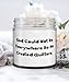 Inspire Quilter Candle, God Could Not Be Everywhere So He Created Quilters, Present For Coworkers, Funny Gifts From Colleagues