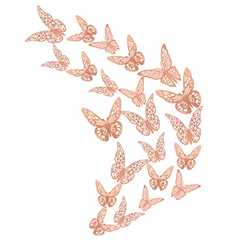 【Il pacchetto include】 - Riceverai 36 pezzi di adesivi a farfalla in 3 dimensioni, 12 pezzi 12 cm / 4,72 pollici, 12 pezzi 10 cm / 3,94 pollici, 12 pezzi 8 cm / 3,15 pollici; con punto biadesivo. La quantità sufficiente e le diverse dimensioni arrederanno la tua stanza in modo attraente e glamour