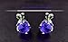 Earrings Bella.Vida Womens Sterling Silver June Simulated Birthstone Studs for Sensitive Ears 7mm