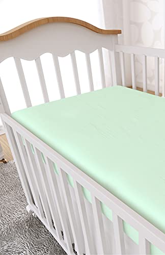 Papi Textil Lençol Avulso De Malha Liso Com Elástico Verde Tamanho Americano