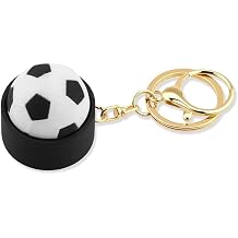 ShiQiao Spl Basketball Football Keyring Gifts for Best Friend Birthday Gifts for Basketbal Football Lovers Fidget Clicker Keyring