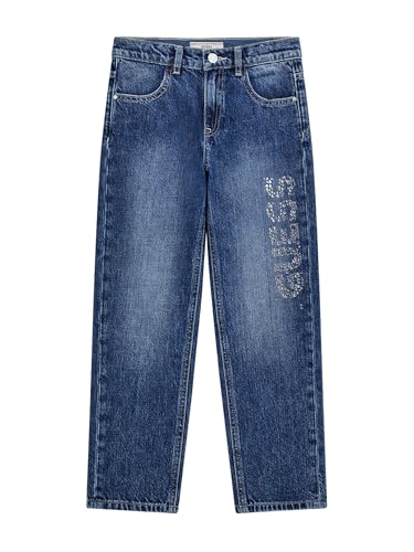 GUESS Pantalón Tejano de niña vaquero azul con lavado 14 años