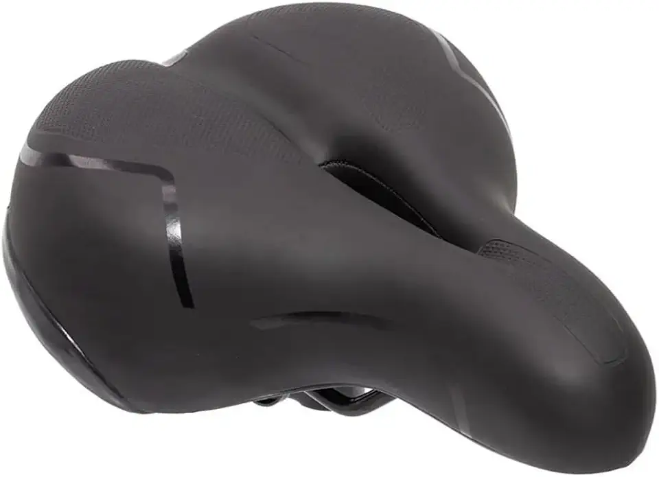 Banco Bike Selim Bicicleta Comfort Refletor Elastomero