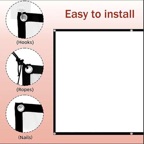 Pantalla de proyector plegable portátil 150 pulgadas 16:9 miniatura 2