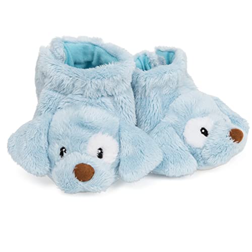 GUND Baby GUND Spunky Puppy Rattle Booties Plush Baby Infant Shoes, Blue, One Size Fits All