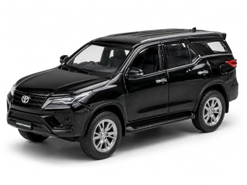 Image of Die-Cast SUV Toy Car with Openable Doors, Rear Trunk, Pull Back Action, Metal Body, for Boys and Girls (FORTUNER)