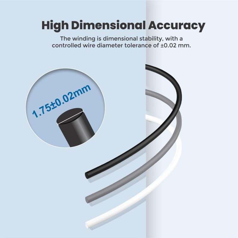 3Idea Premium PLA Marble 3D Printer Filament 1.75mm Dimensional Accuracy +/- 0.03mm Gross Weight -1 KG