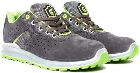 Gladiator safety shoes/safety boots 6035 green, steel toe & steel midsole, CE Certified