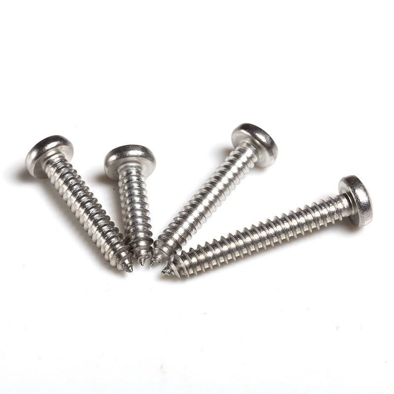 50pcs 304 Stainless Steel Recessed Pan Head Self-Tapping Screw ST2.9 Stainless Steel Self Tapping Screws Self Tapping Screw Drywall Screw Fasteners(35mm)