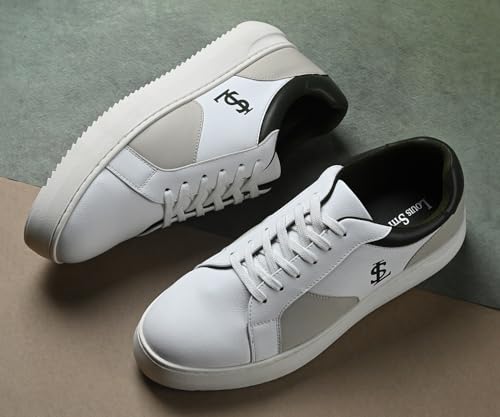 Image of LOUIS STITCH Men's Casual Lightweight Lace-Up Low-Top Sneakers for Men| Cushioned Comfort | Lightweight & Comfortable Casual Lace-Up Shoes | LSP-SNK-AVI-Lace-Ups