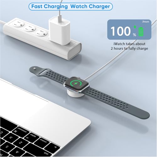 Cargador Apple Watch解决短线烦恼 2个磁吸长线组合 2