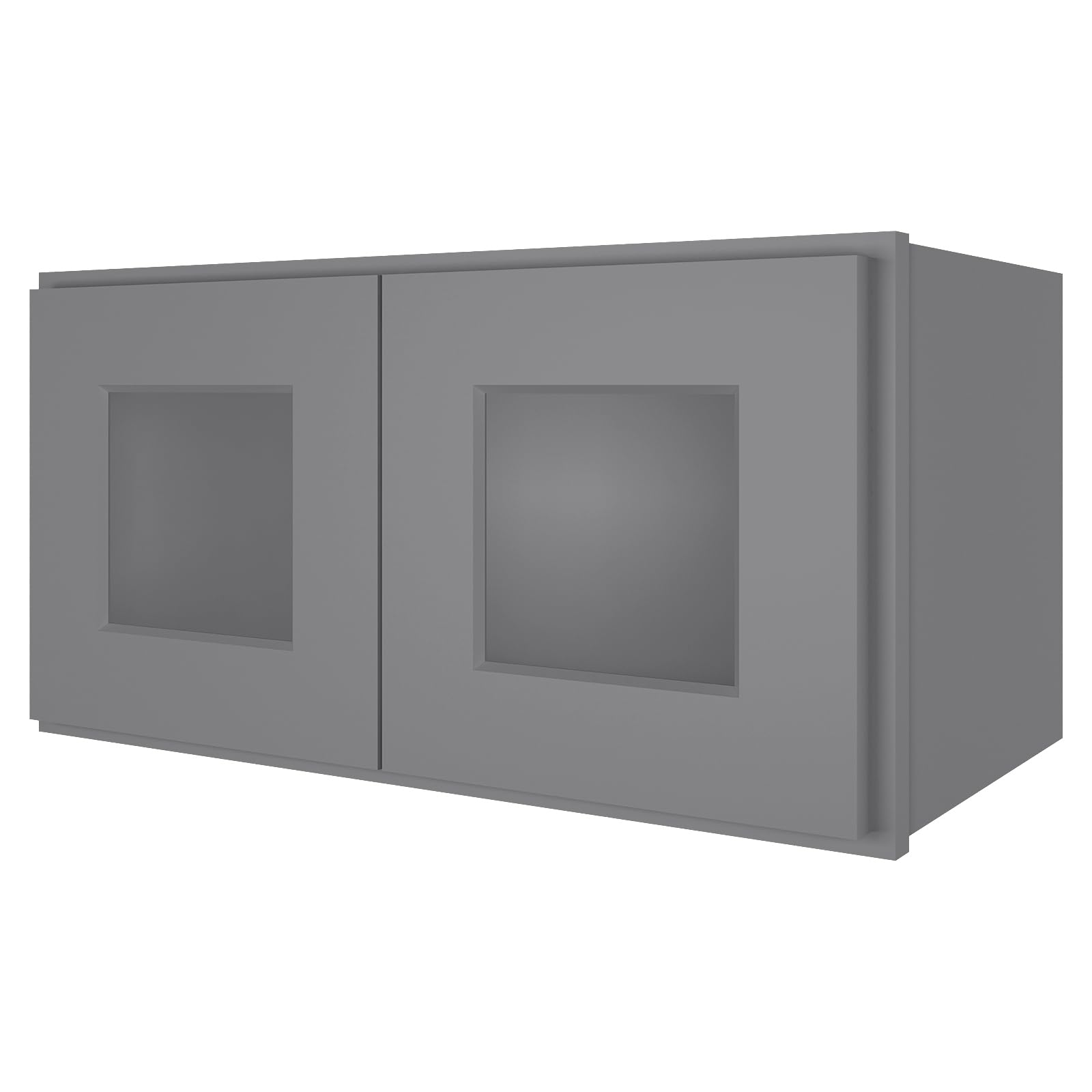 LOVMOR Wall-Mounted Cabinets, Medicine Cabinets with Soft-Close Doors, Decorative Furniture for Living Rooms, Bedrooms, Kitchens, Laundry Rooms (Glass