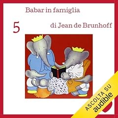 Diseño de la portada del título Babar in famiglia