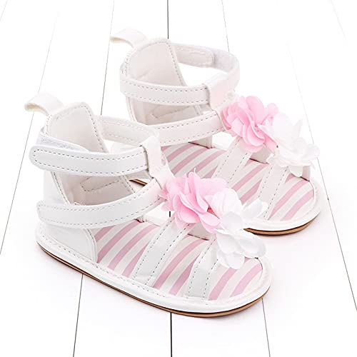 Flat Shoes Sole Sandals Rubber Walking Summer Baby Girls Soft Non-Slip Boys Baby Shoes Huarache X3