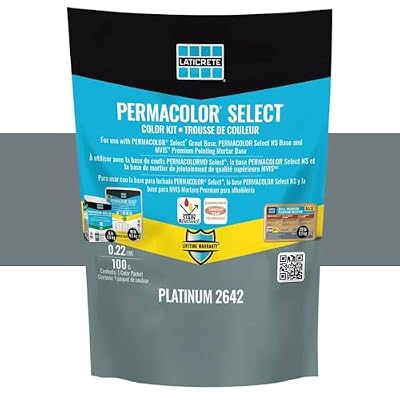 Permacolor SELECT Grout Color Kit (40+ Colors Available) (Platinum)