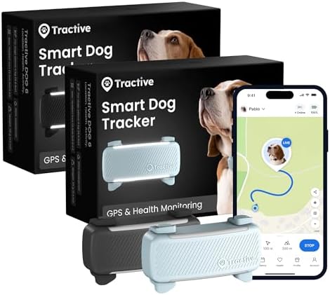 Tractive Smart Dog GPS Tracker | Live Pet Tracker with Virtual Fe...