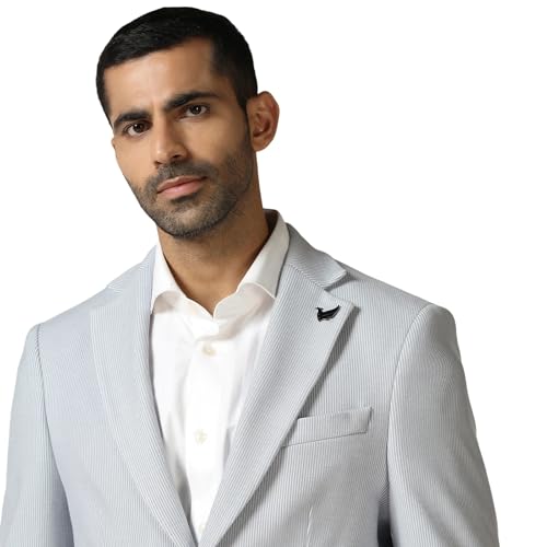 Image of Blackberrys Men's Textured Slim Fit Blazer