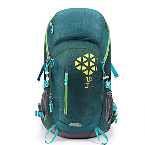 BBG Mochilas de senderismo al aire libre, Mochila de bolsa de agua para montar de 42L, Paquete de camping para acampar Bolsa de agua para ciclismo Fácil de llevar contigo Montar a la moda + Funda par