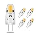 Price comparison product image ELINKUME G4 Led Bulb Dimmable Warm White 2W,G4 Led Light Bulb,Dimmable Led Light Bulb,20W Halogen Light Bulb,No Flicker,12V,85-95LM,5 Packs