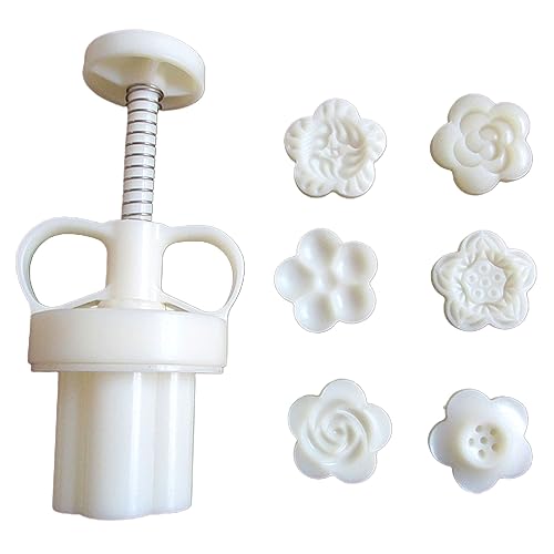 Flower Shape Press Mold Cookie Stamps Chinese MidAutumn Moon Cake Makers Decoration Tool For Cookie