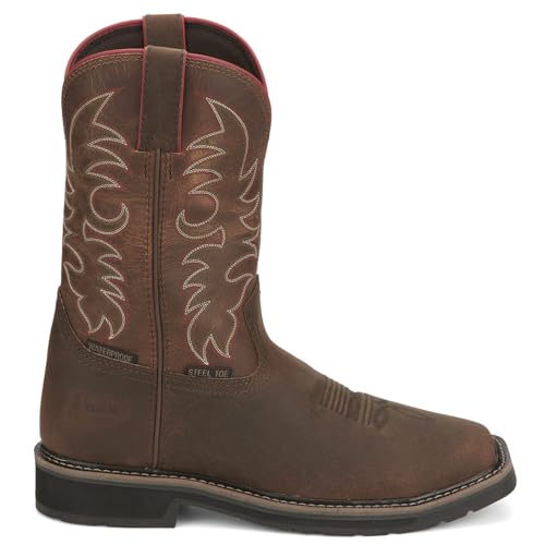 Justin Men's Driller 11'' Waterproof Steel Toe Work Boot