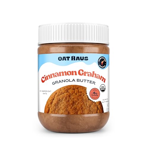 Oat Haus Cinnamon Graham Original Granola Butter | Peanut-free, Almond