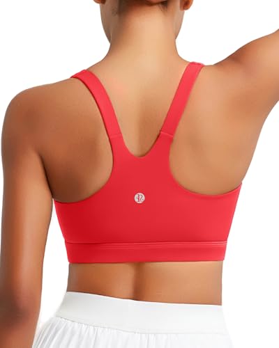 Image of RUNNING GIRL Sports Bra for Women, Molded Cup High Impact Sports Bras for Women with Sewn in Pads