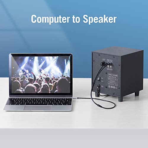 Cabo Auxiliar Audio P2 Estereo Para Rca Som Dj 2m Vention