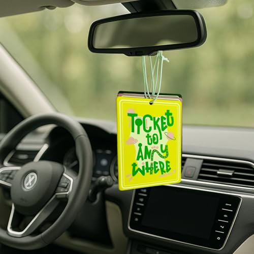 Image of 6 Pack Car Air Freshener Hanging Cute Car Accessories For Women Automotive Air Fresheners Stay Cool Car Accessories for Teen Girls Ocean Scent Small Gifts for New Car Owner Teen