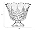 Godinger Dublin Crystal Punch Bowl Set with 8 Cups and Ladle - 10 Piece Set