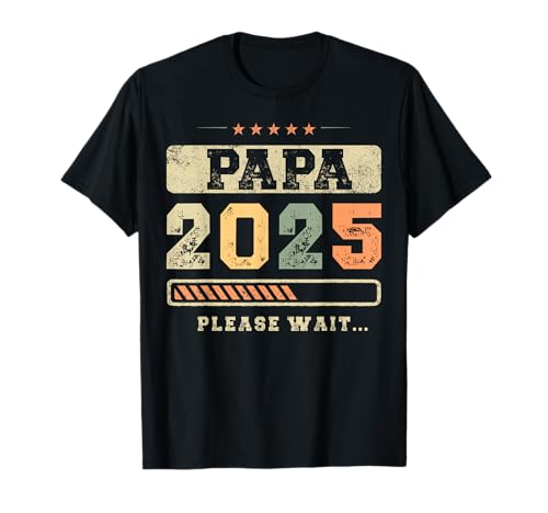 Expecting Parents 2025 Gifts Ideas by Conreo Papa 2025, Futuro Papá, Futuro Padre Camiseta Hombre Manga Larga Negro Talla S