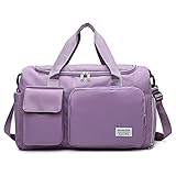 Polyvalence : Ce sac de voyage allie esthétique et praticité. Il est idéal pour l'entraînement, les voyages, les activités sportives, les week-ends, le fitness, le yoga et de nombreuses activités de plein air. Il peut être utilisé comme sac de week-end, sac de voyage, sac de voyage, sac de sport, etc.
