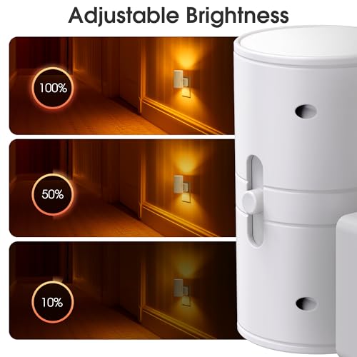 Image of Briignite Night Lights Plug into Wall, Modern LED Night Light Plug in