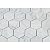 Bianco Carrara White Marble HONED 2" Hexagon Mosaic Tile -50 Sheets