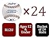 Rawlings | GAME USE Baseballs | Youth/12U | Game/Practice Use | Bucket , 28 oz, white, 24 Count(Pack of 1)