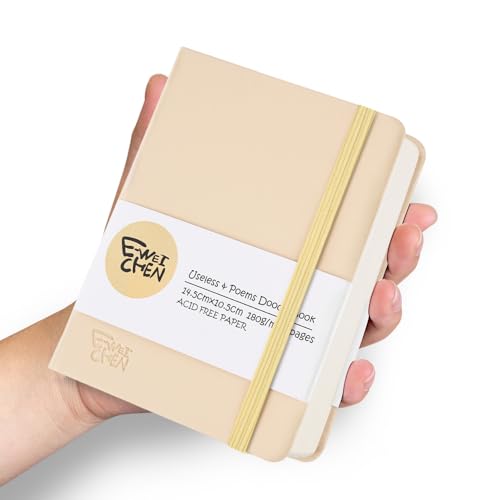 Image of 5.7x4.1in Hardcover Blank Sketchbook for Drawing 180gsm 96Pages,Beige
