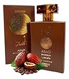 Asad Bourbon Isabelle La Belle, Perfume Árabe Masculino, 100ml, Fragrância Amadeirada com Notas de Bergamota, Âmbar e Lavanda