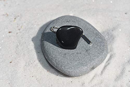Custom Apache Tears Stone Tie Tack Handmade - Quantity Of 1 #TOP1