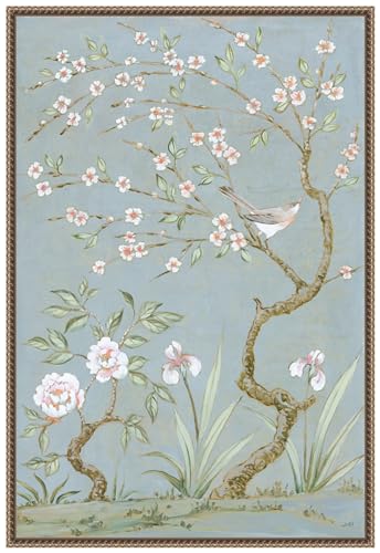 Amanti Art Framed Canvas Wall Art 33x23 Spring Mural I ...
