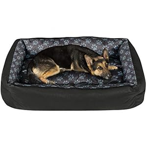 SuperKissen24. – Cama Perro para Perros y Gato – Impermeable – Grande y Mediano Perros – Patas y Lino XL