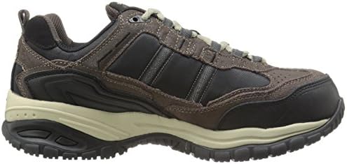 Skechers Men's Work Relaxed Fit Soft Stride Grinnel Comp, Brown/Black - 7 E US | Image 5