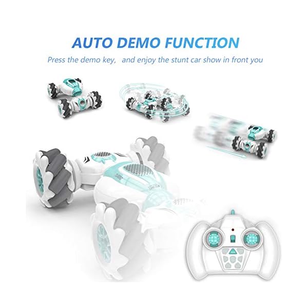 Irfora Ferngesteuertes Auto Fernsteuerung Off Road Spielzeugauto 4WD 2.4GHz Gestenoperation RC Auto,Weihnachten Geburtstags Geschenke – Bild 4
