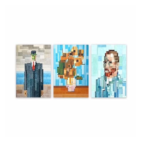 Tableau nature motif marbre abstrait pour salon moderne - 7
