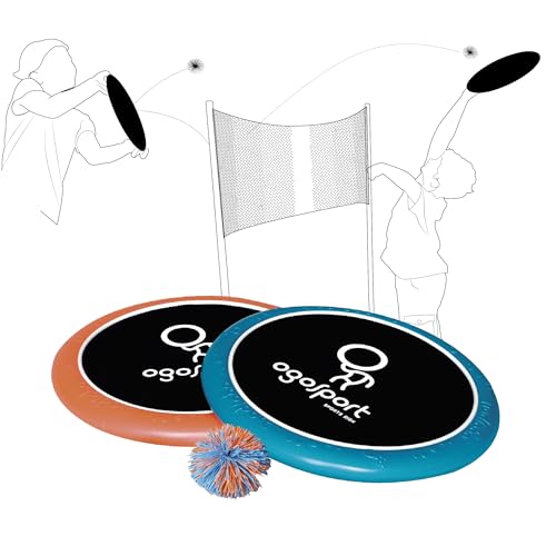 Schildkröt® Ogo Sport Set, 2 Ogo Softdiscs Ø29cm, 1 Ball, Standardgrösse, der beliebte Spiel-Klassiker, 970090
