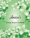 Price comparison product image Amara's Family Recipes Cookbook: Personalized Blank Recipe Notebook Journal to Write in, for women with Amara's name. 151 Pages For 50 of your favorite family recipes, Funny Gift for Women