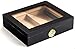 WANGXIAOYUE Caja de cigarros Caja de exhibición de cigarros de Temperatura Constante de humidor de cigarro, humidor con termómetro y humidificador Caja de Tabaco (Color : Black)