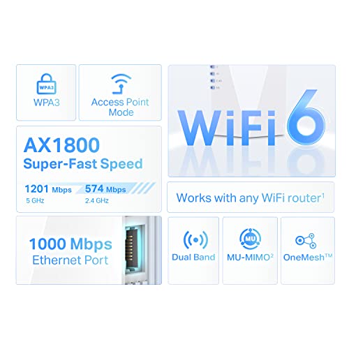 TP-Link RE600X AX1800 Wi‑Fi 6 Extender